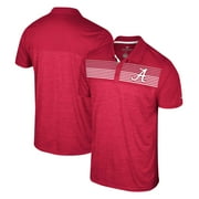 Men's Colosseum Crimson Alabama Crimson Tide Big \u0026 Tall Langmore Polo